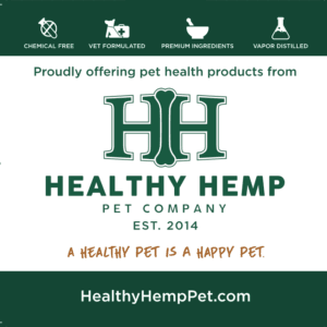 Healthy Hemp Pet Company Window Cling